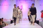 Model at Fashion show, Melange with collections by Payal Singhal on 1st Aug 2015